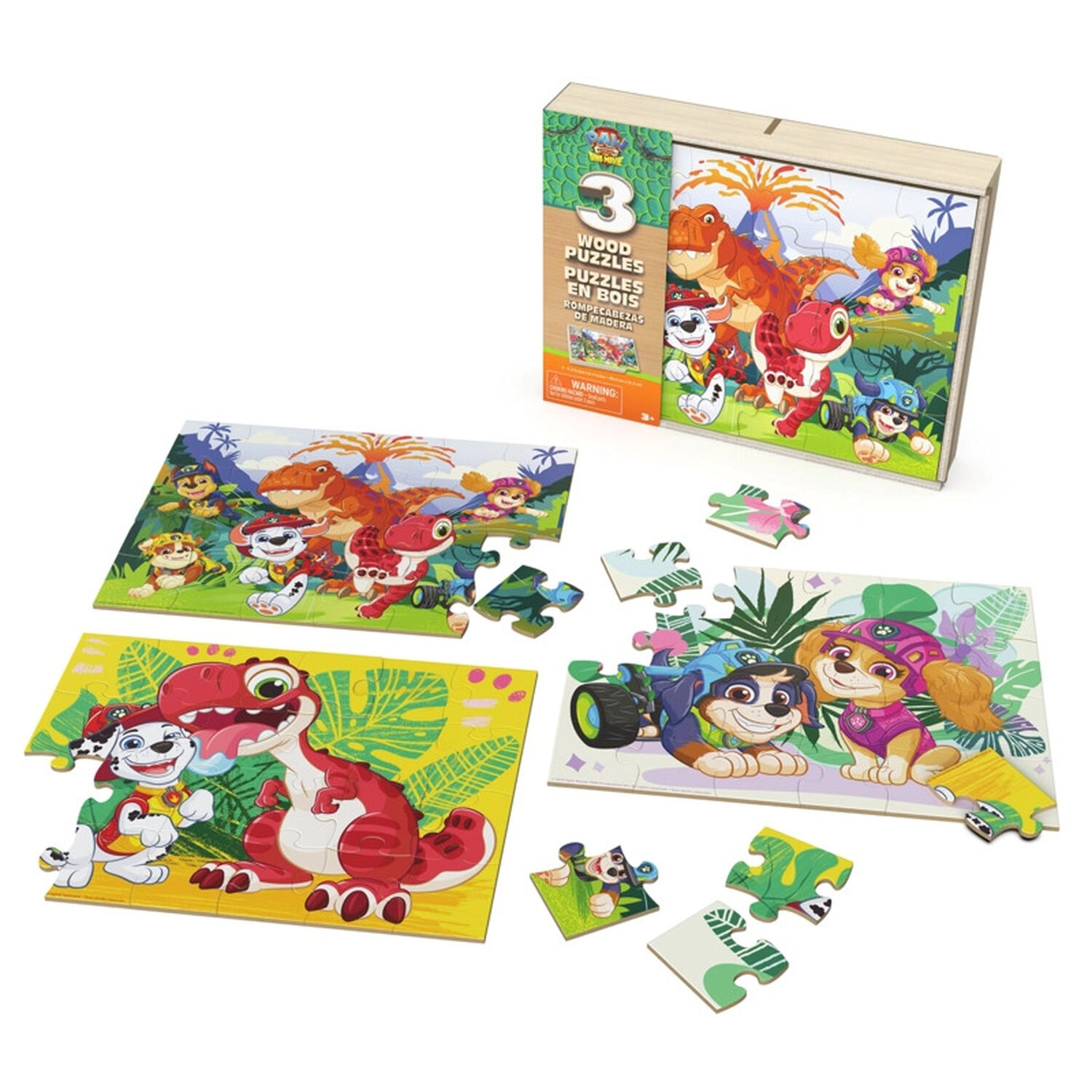 Set de 3 Puzzles de Madera Paw Patrol Movie image number 3.0
